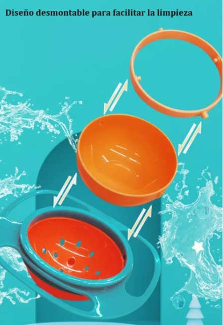 PLATO GIRATORIO 360° ANTIVUELCO BEBÉ